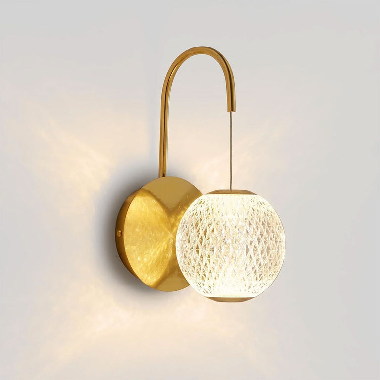 London LED Wall Light Gold