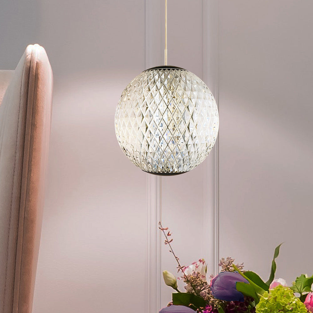 London 1 Light 105 LED Pendant Black
