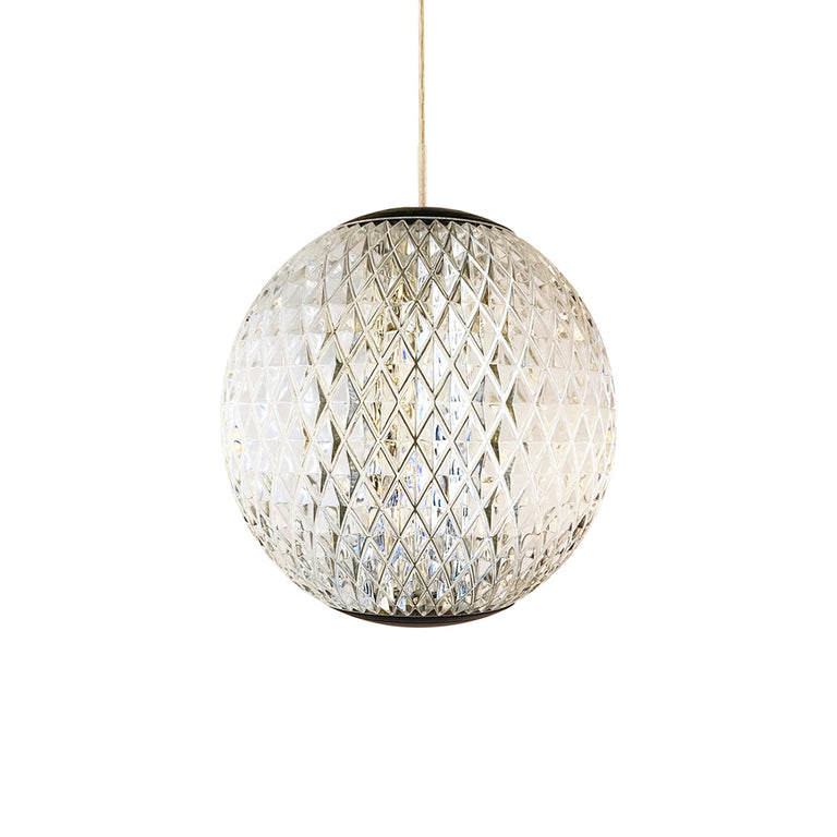 London 15 Light LED Pendant Black / Warm White