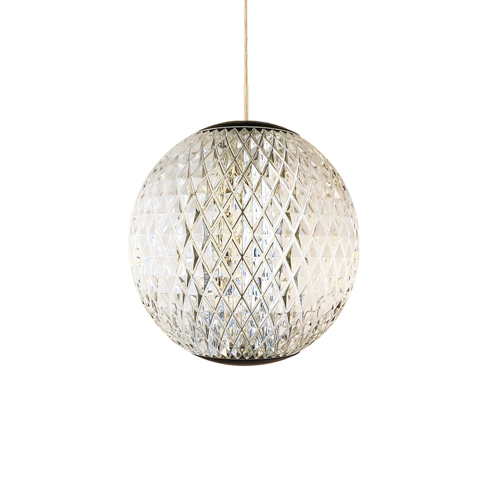 London 8 Light LED Pendant Black / Cool White