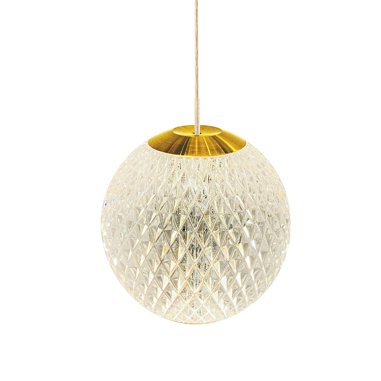 London 1 Light 105 LED Pendant Gold