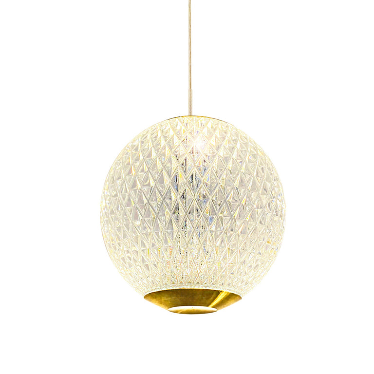 London 1 Light LED Pendant Gold