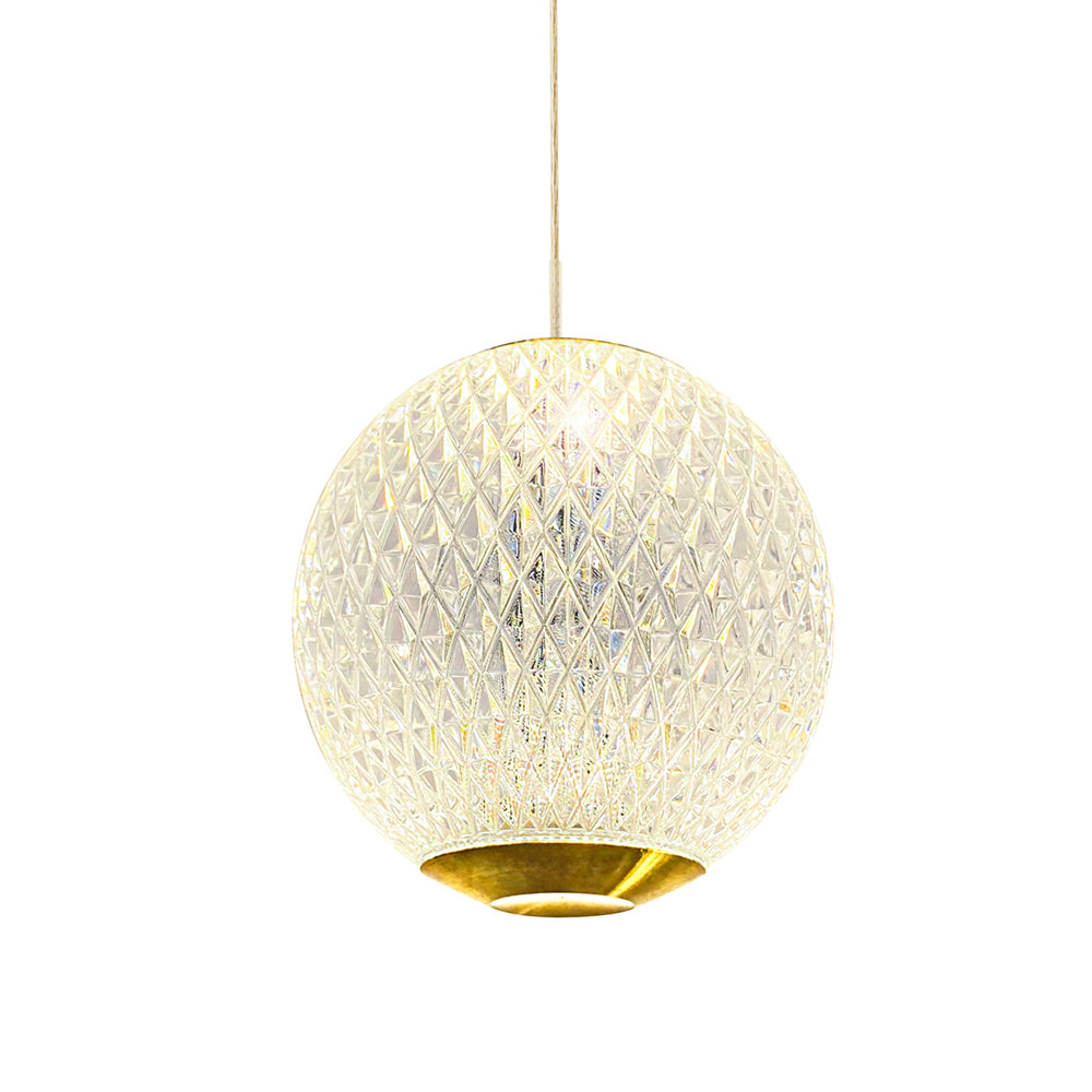 London 15 Light LED Pendant Gold