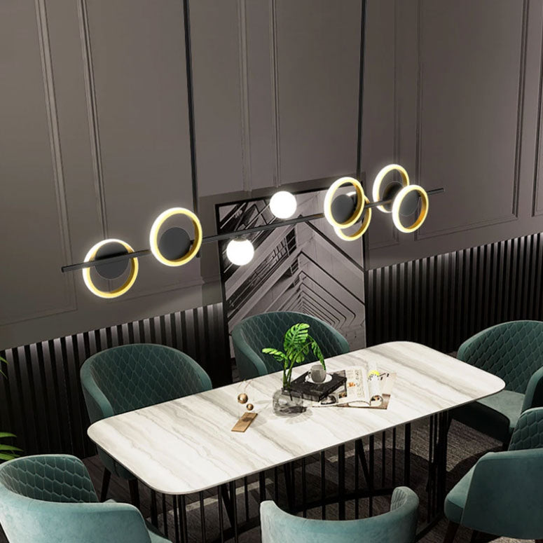 Loopy LED Pendant Black / Warm White