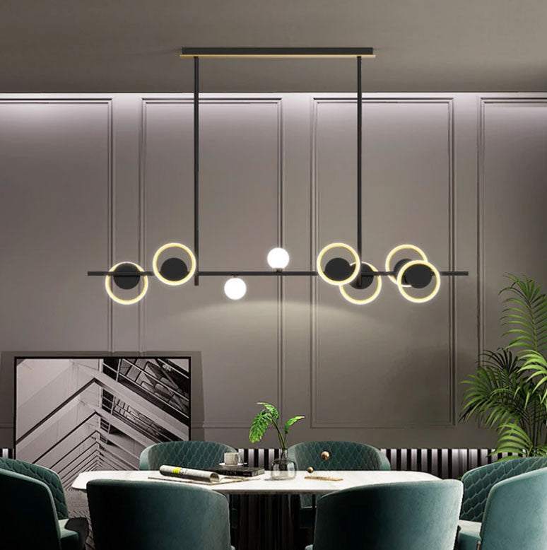 Loopy LED Pendant Black / Warm White