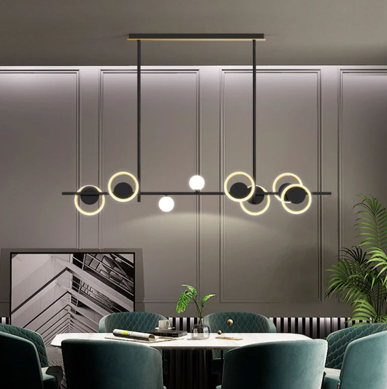 Loopy LED Pendant Black / Warm White