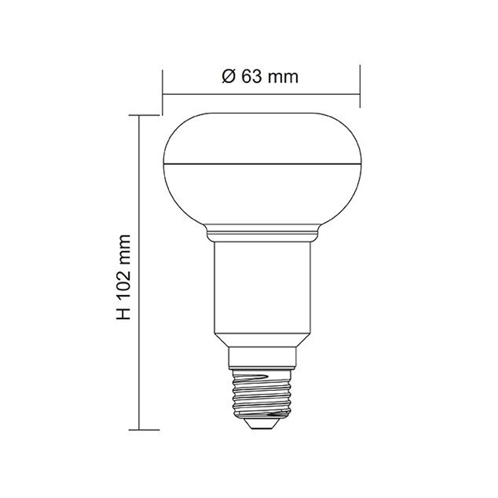 LED 7W E27 R63 Daylight - LR63DL