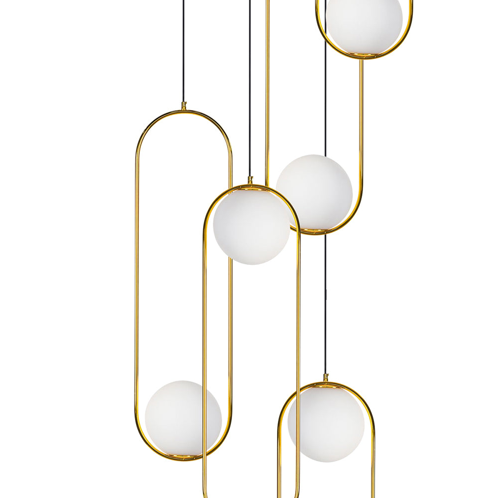 Lucy 7 Light Pendant Gold