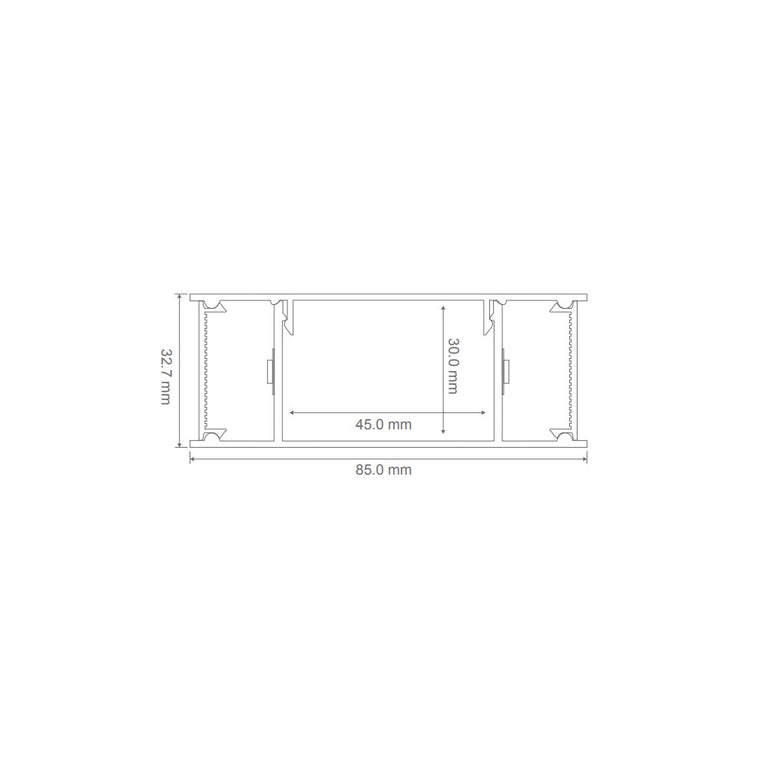 Lumaline-2 600mm 24W Up/Down Dimmable LED Wall Light White / Warm White - 23620