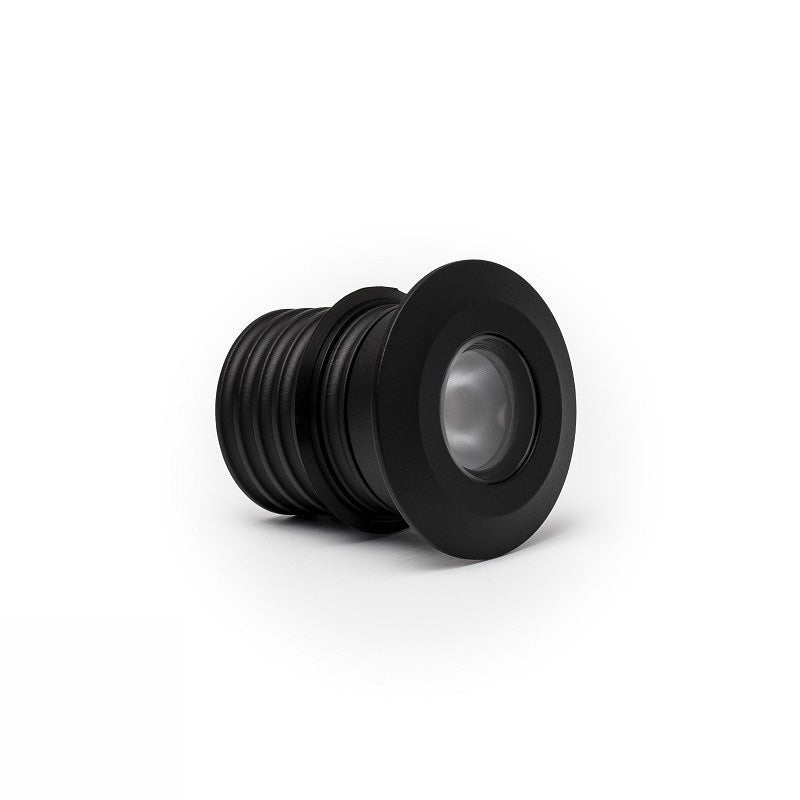 Modux M1 Round Recessed 1W LED 10° Black / Warm White