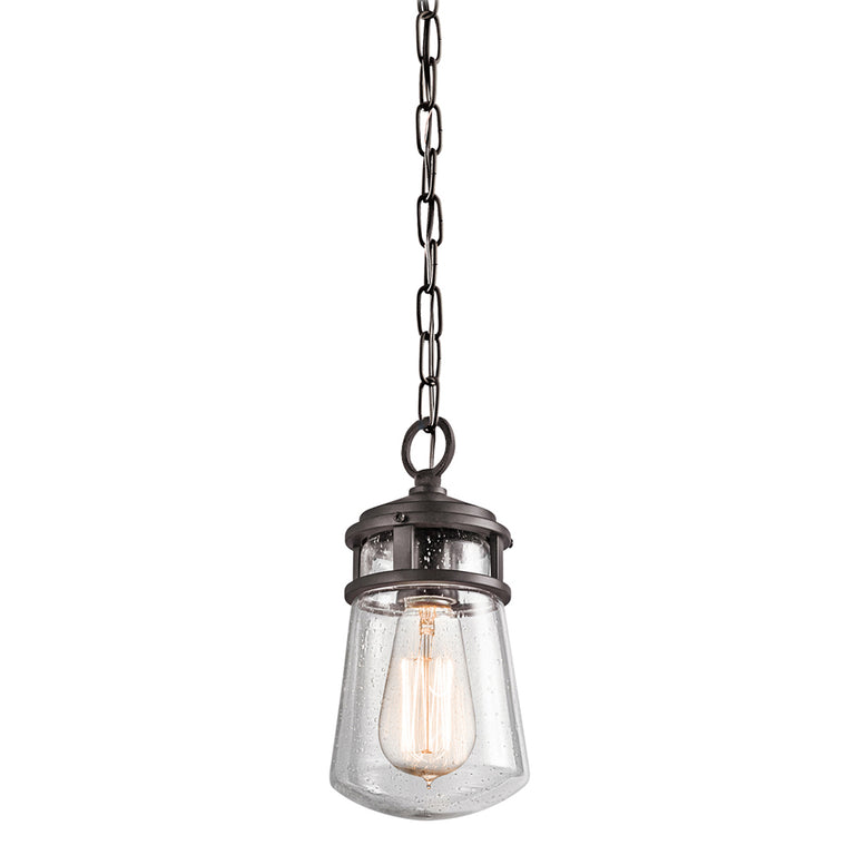 Lyndon Small Chain Hung Lantern Architectural Bronze - KL/LYNDON8/S/AZ