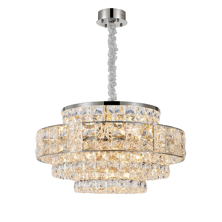 Madeline 650 Crystal Chandelier Chrome