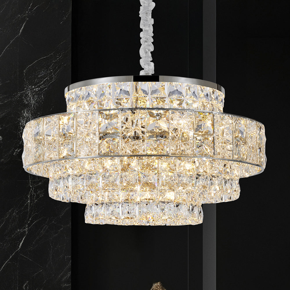 Madeline 650 Crystal Chandelier Chrome