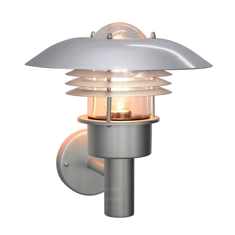 Malmo Wall Lantern Silver - MALMO-W