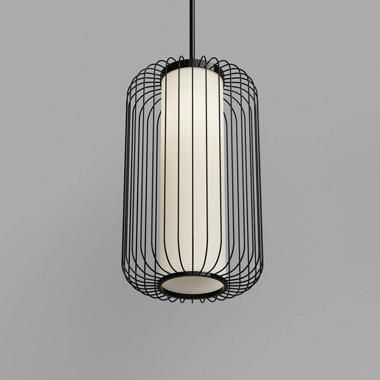 Maple Medium Pendant Matt Black - LUM.MAPLE.M
