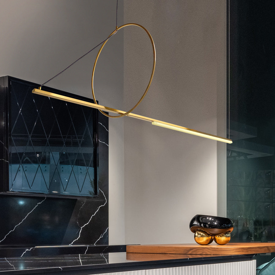 Marcro Dimmable LED Pendant Gold / Warm White