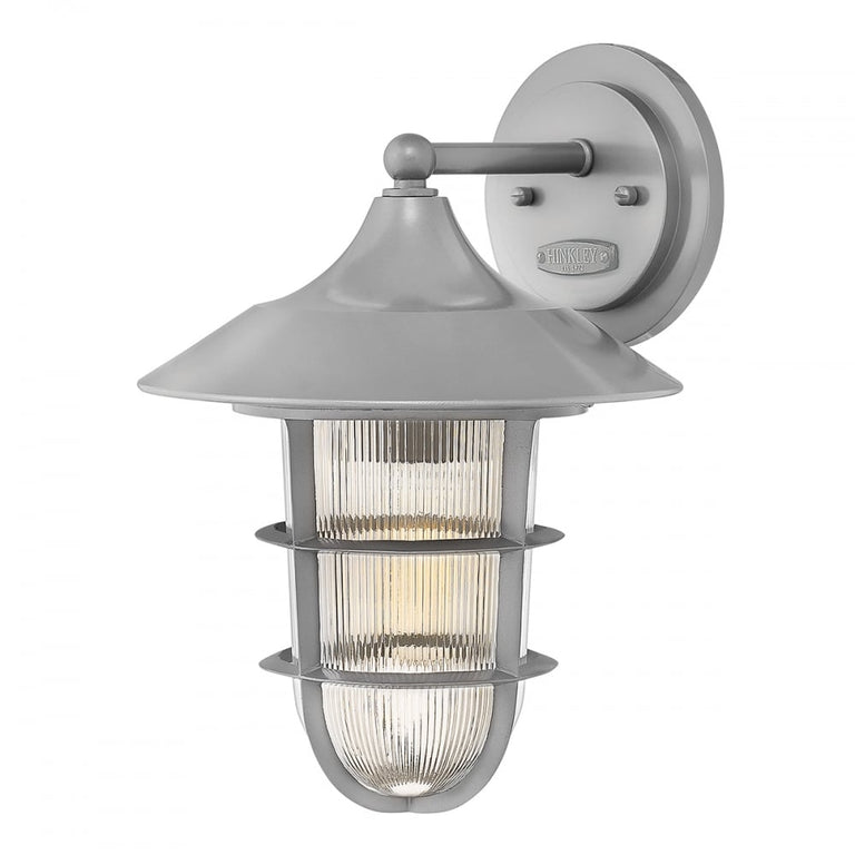Marina Medium Wall Lantern Hematite - HK-MARINA2-M