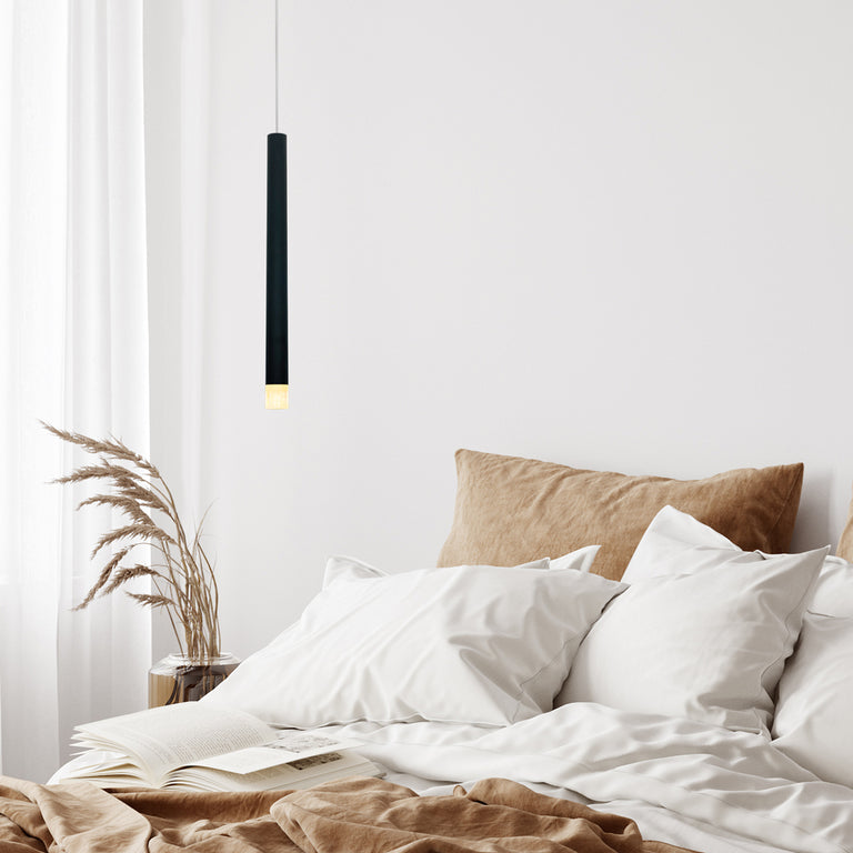 Metero 1 Light 50 LED Pendant Black