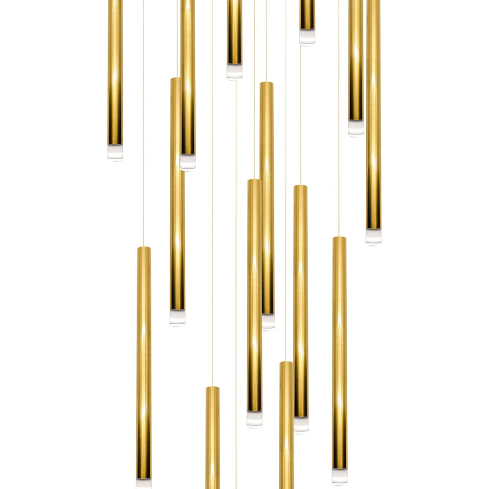 Metero 20 Light LED Pendant Gold