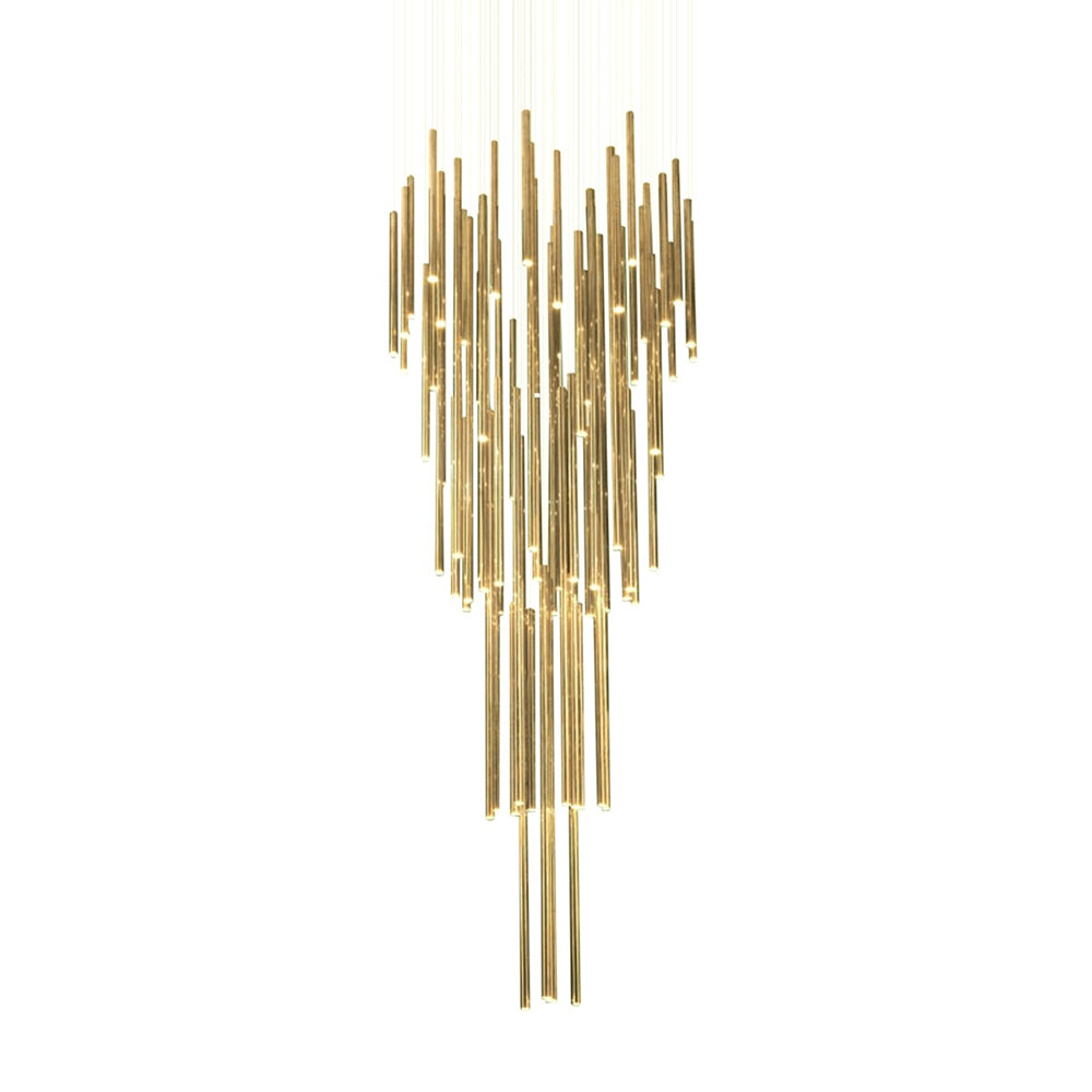 Metero 72 Light LED Pendant Gold