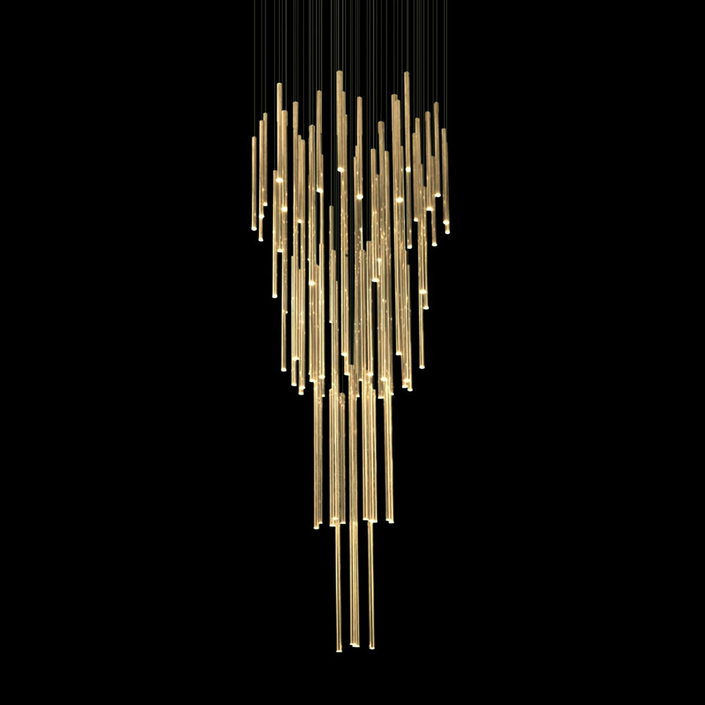 Metero 72 Light LED Pendant Gold