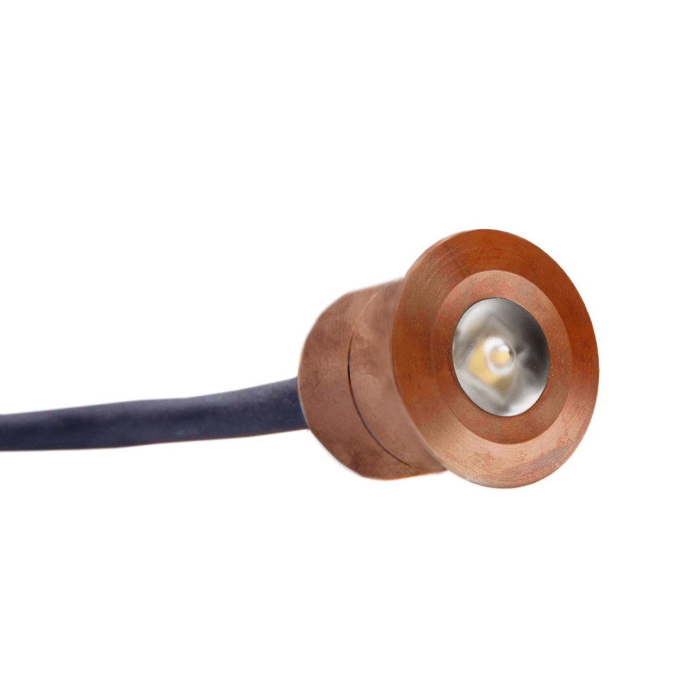 Micro Recessed Spot 1W LED 16° Copper / Warm White