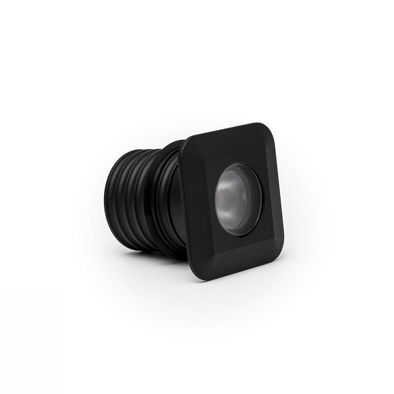 Modux M1 Square Recessed 1W LED 10° Black / Warm White