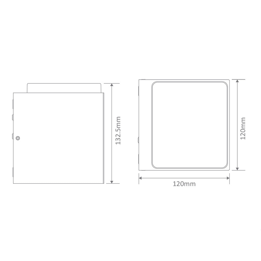 Mojo 10W LED 240V Wall Light White / White - 19665