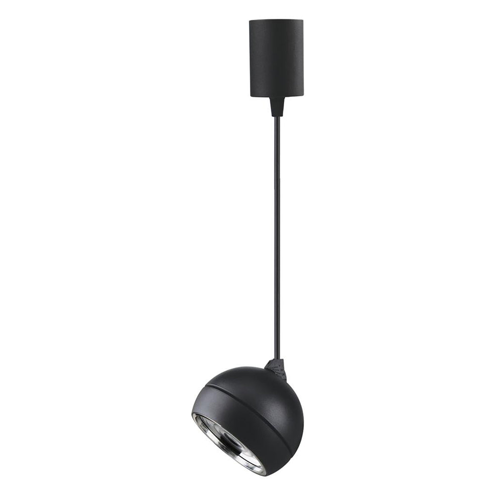 Moon 6W/9W Dimmable LED Flood Pendant Matt Black / Tri-Colour - 22772