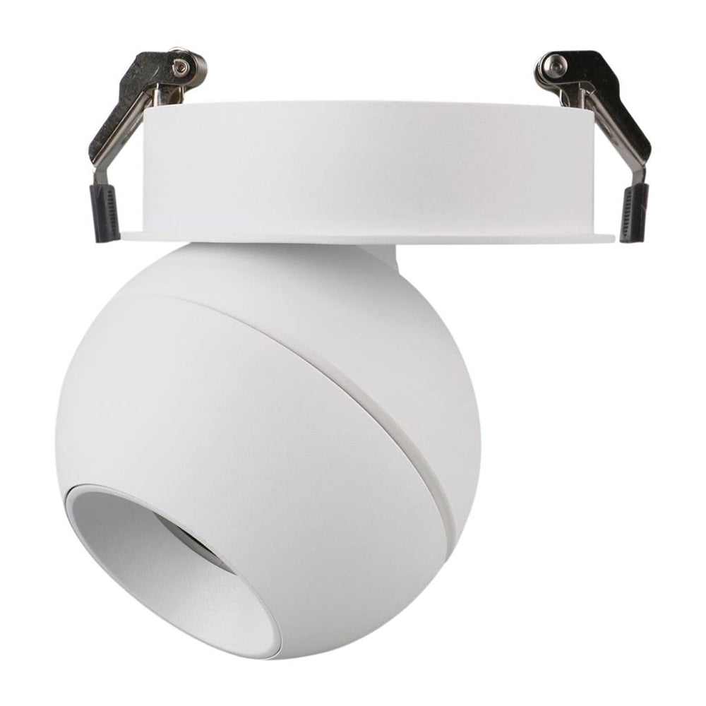 Moon 6W/9W 240V Dimmable LED Spot Recessed Ceiling Light Matt White / Tri-Colour - 22809