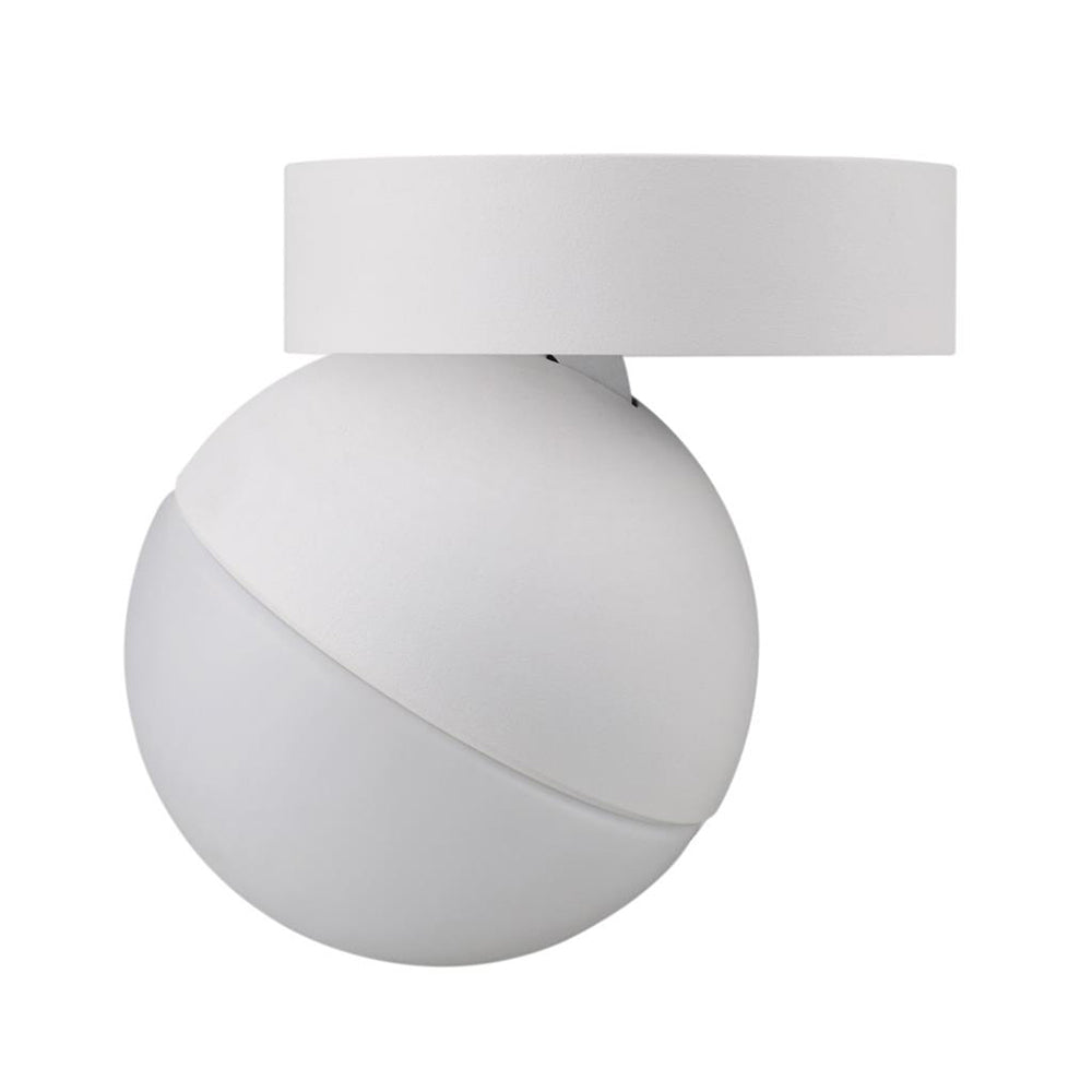 Moon 6W/9W 240V Dimmable LED Opal Surface Mount Light Matt White / Tri-Colour - 22815