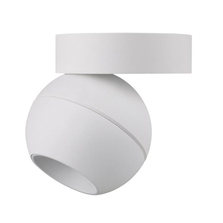 Moon 6W/9W 240V Dimmable LED Spot Surface Mount Light Matt White / Tri-Colour - 22817