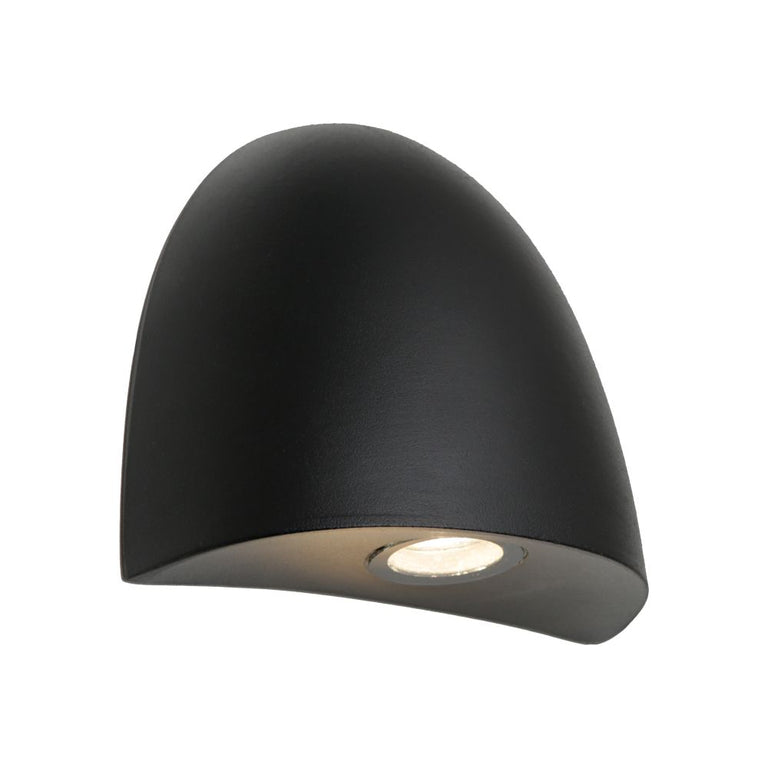 Mora Outdoor 6W LED Wall Light Black / Tri-Colour - MORA1EBLK
