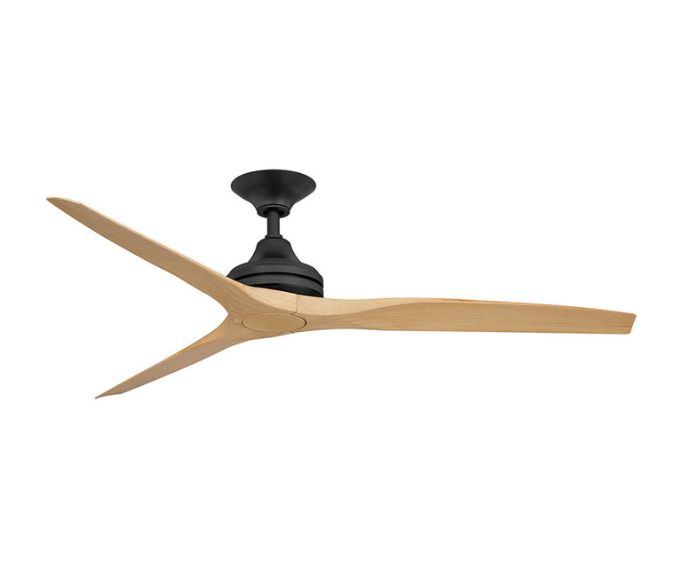 Spitfire 2 60" AC Ceiling Fan Black Motor / Natural Polymer Blades - MS21BL + BS21NA