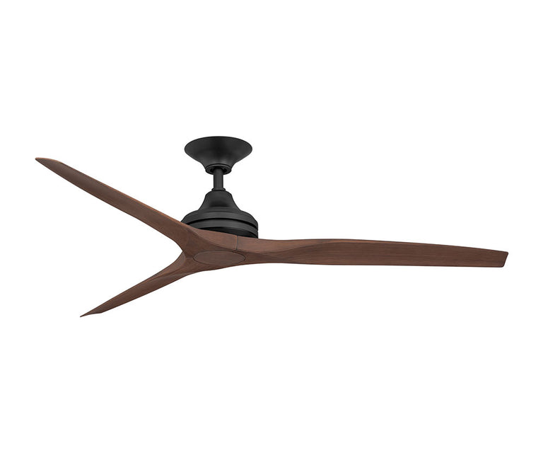 Spitfire 2 60" AC Ceiling Fan Black Motor / Walnut Polymer Blades - MS21BL + BS21WA