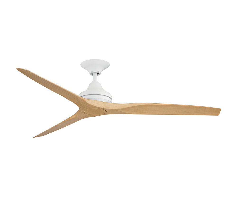Spitfire 2 60" AC Ceiling Fan Matt White Motor / Natural Polymer Blades - MS21MW + BS21NA
