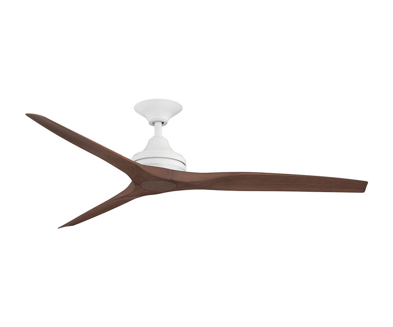 Spitfire 2 60" AC Ceiling Fan Matt White Motor / Walnut Polymer Blades - MS21MW + BS21WA