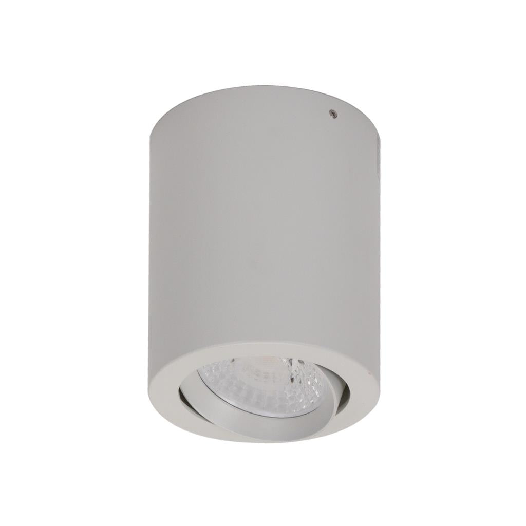 Neo-10 10W Dimmable Surface Mounted Tiltable LED Downlight White / Tri-Colour - 21298