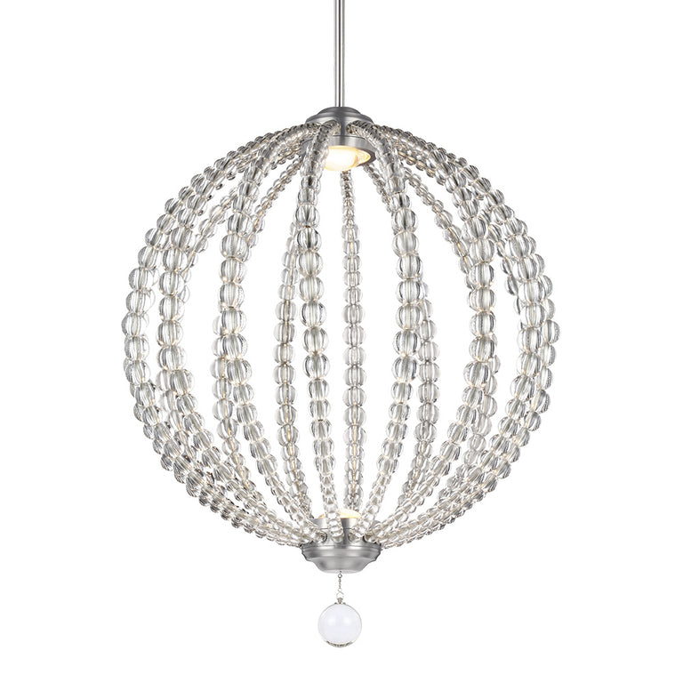 Oberlin Medium 16W LED Pendant Satin Nickel / Warm White - FE-OBERLIN-P-M