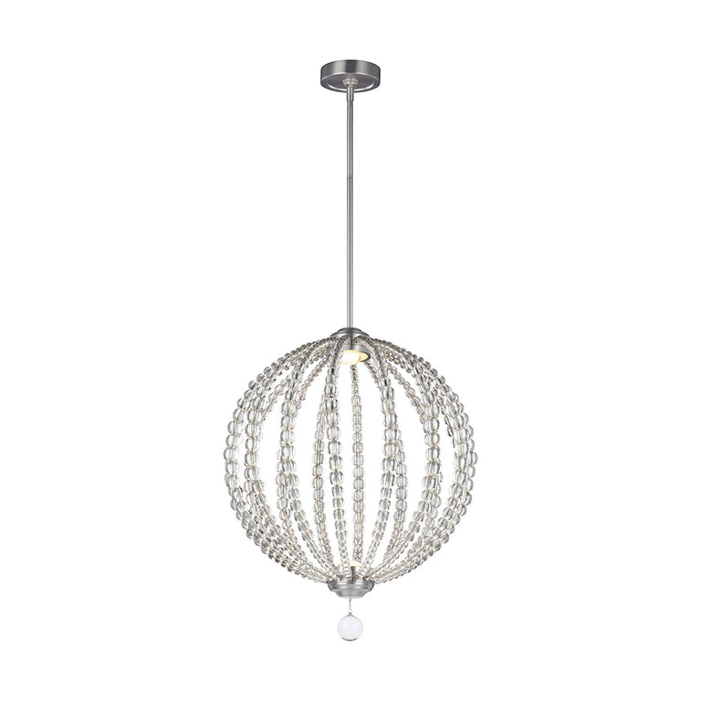 Oberlin Medium 16W LED Pendant Satin Nickel / Warm White - FE-OBERLIN-P-M