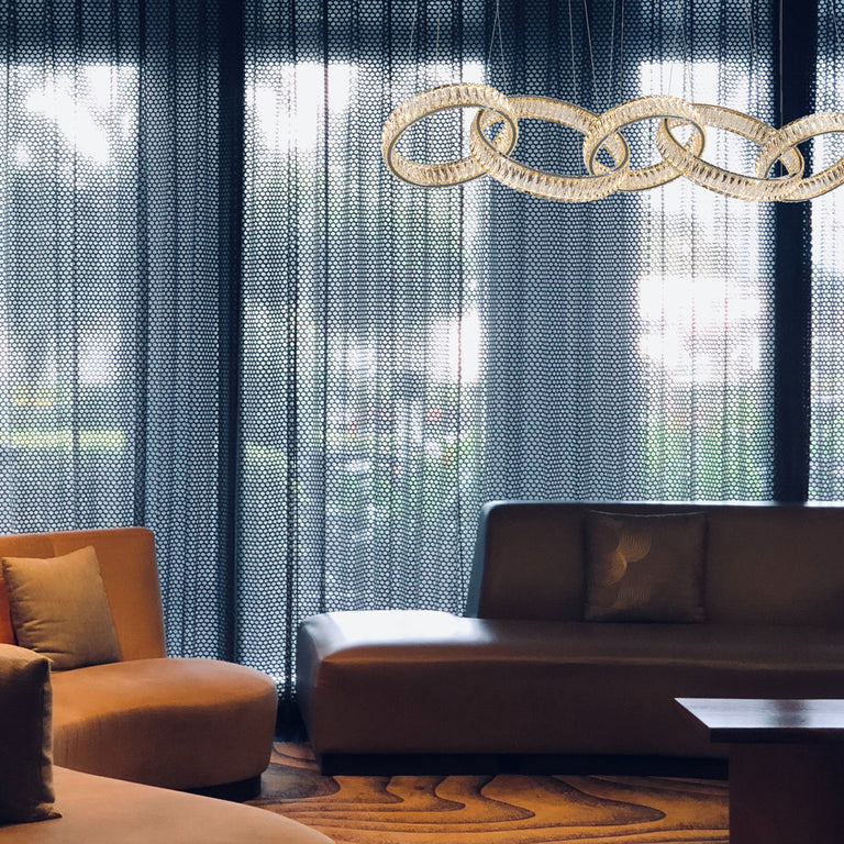 Octavia Crystal LED Pendant Chrome