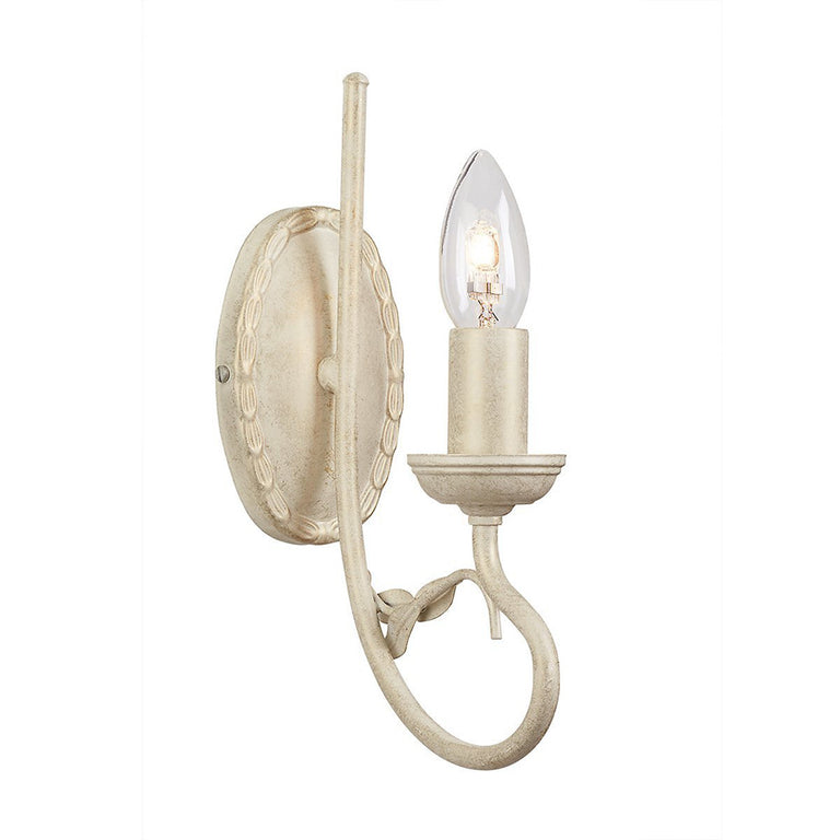 Olivia 1 Light Wall Light Ivory / Gold - OV1-IVORY-GOLD