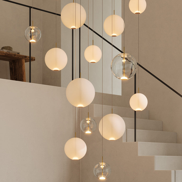 Orb Air 4W LED Pendant Light Large Clear / Warm White