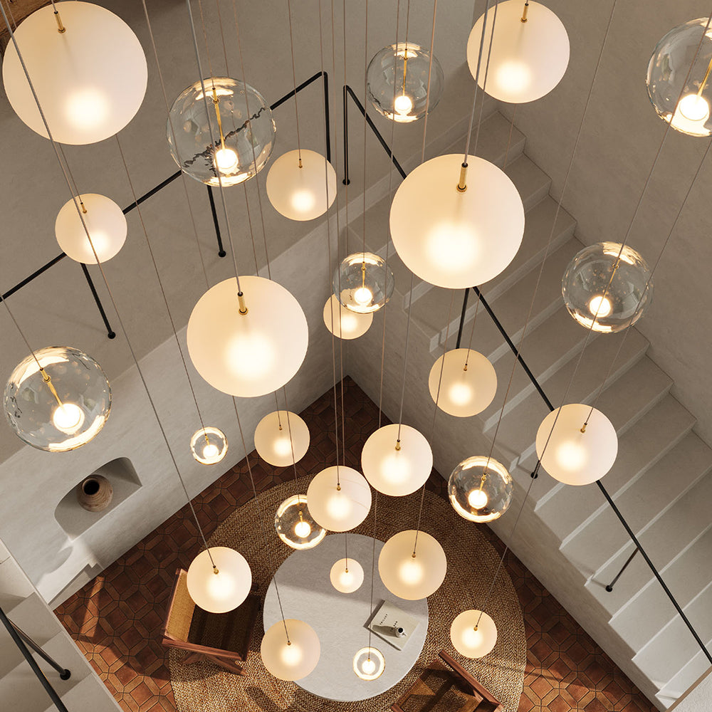 Orb Air 4W LED Pendant Light Medium Clear / Warm White