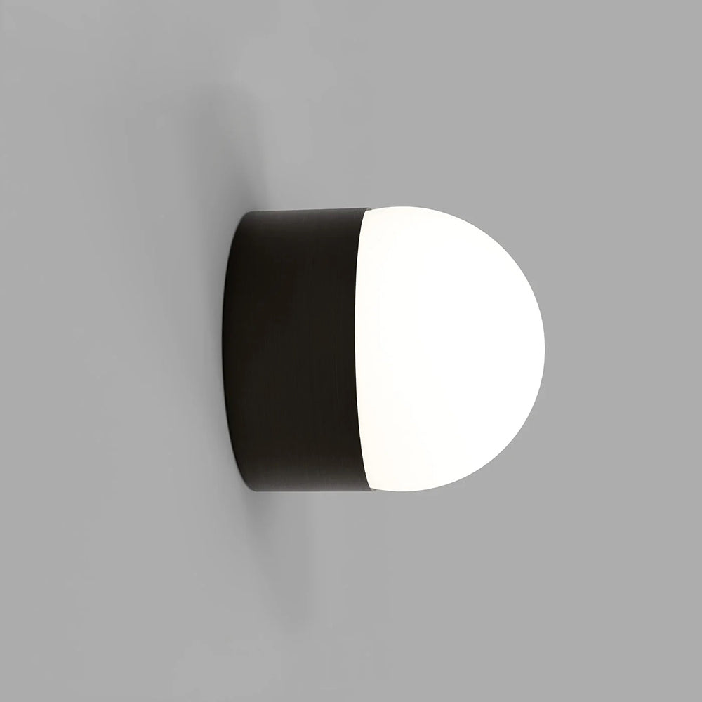 Orb Sur Medium Wall Light Iron IP44