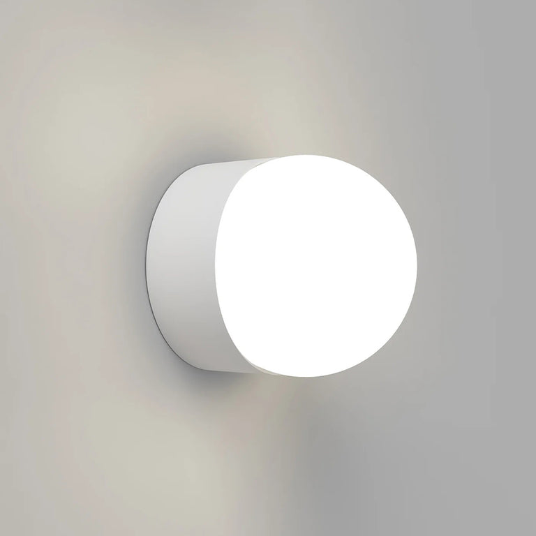 Orb Sur Medium Wall Light White IP44