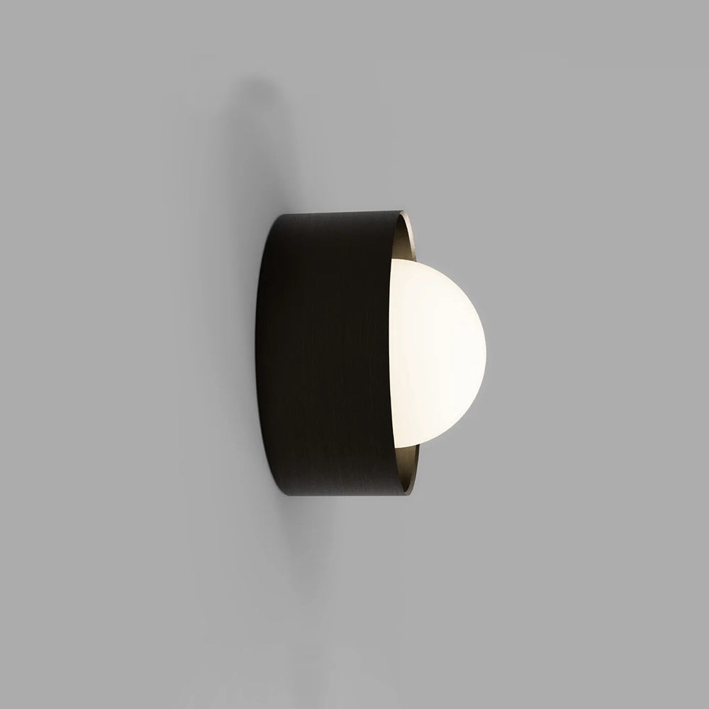 Orb Sur Small Wall Light Iron IP44