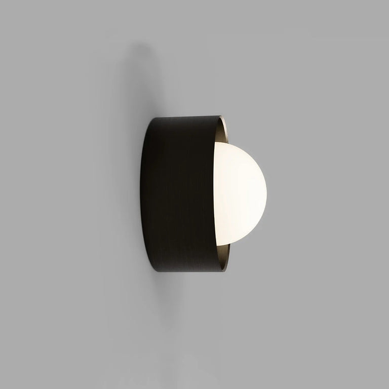 Orb Sur Small Wall Light Iron IP44