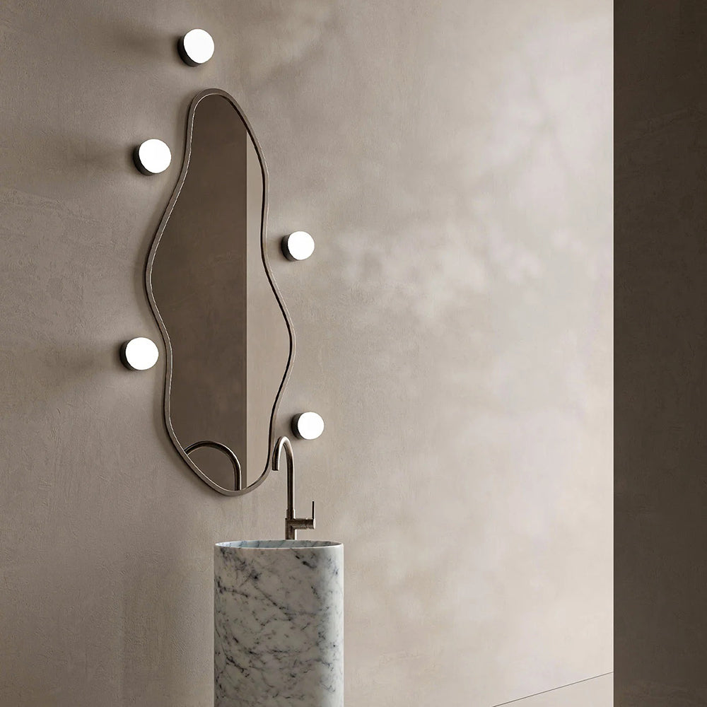 Orb Sur Mini Wall Light Iron IP44