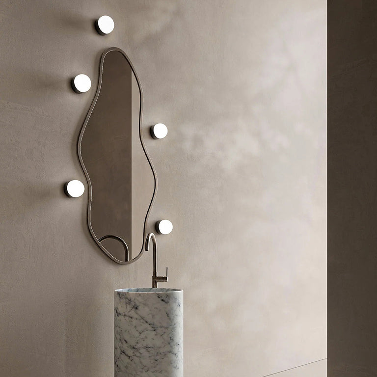 Orb Sur Mini Wall Light Iron IP44